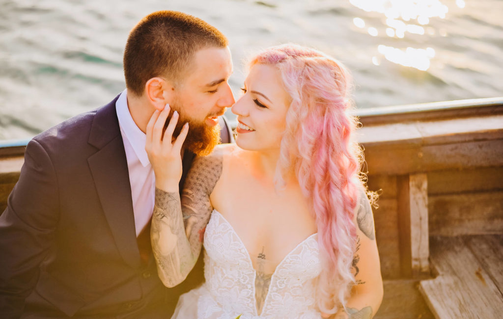 Tropical Bliss: Longtail Boat Wedding Photography in the Stunning Phi Phi Islands