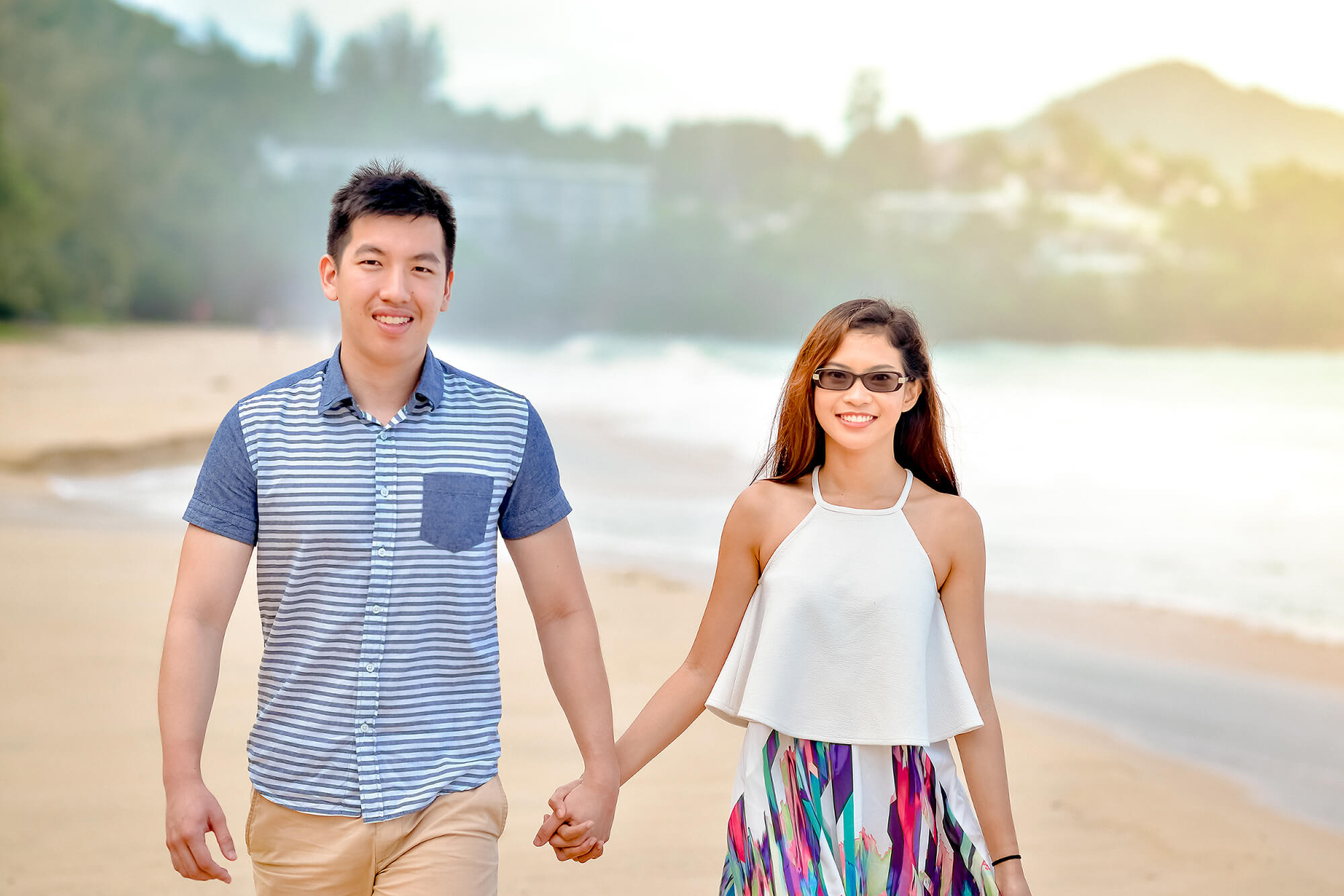 Maria & Bryan Beach Engagement Photoshoot