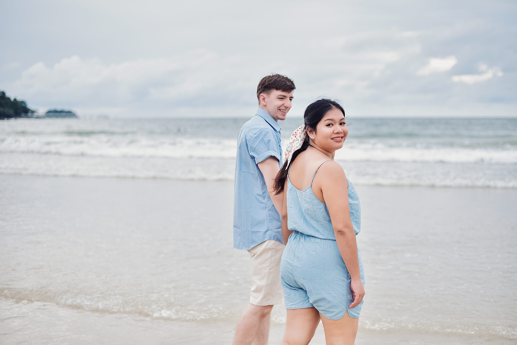 Patong Beach holiday couple photoshoot