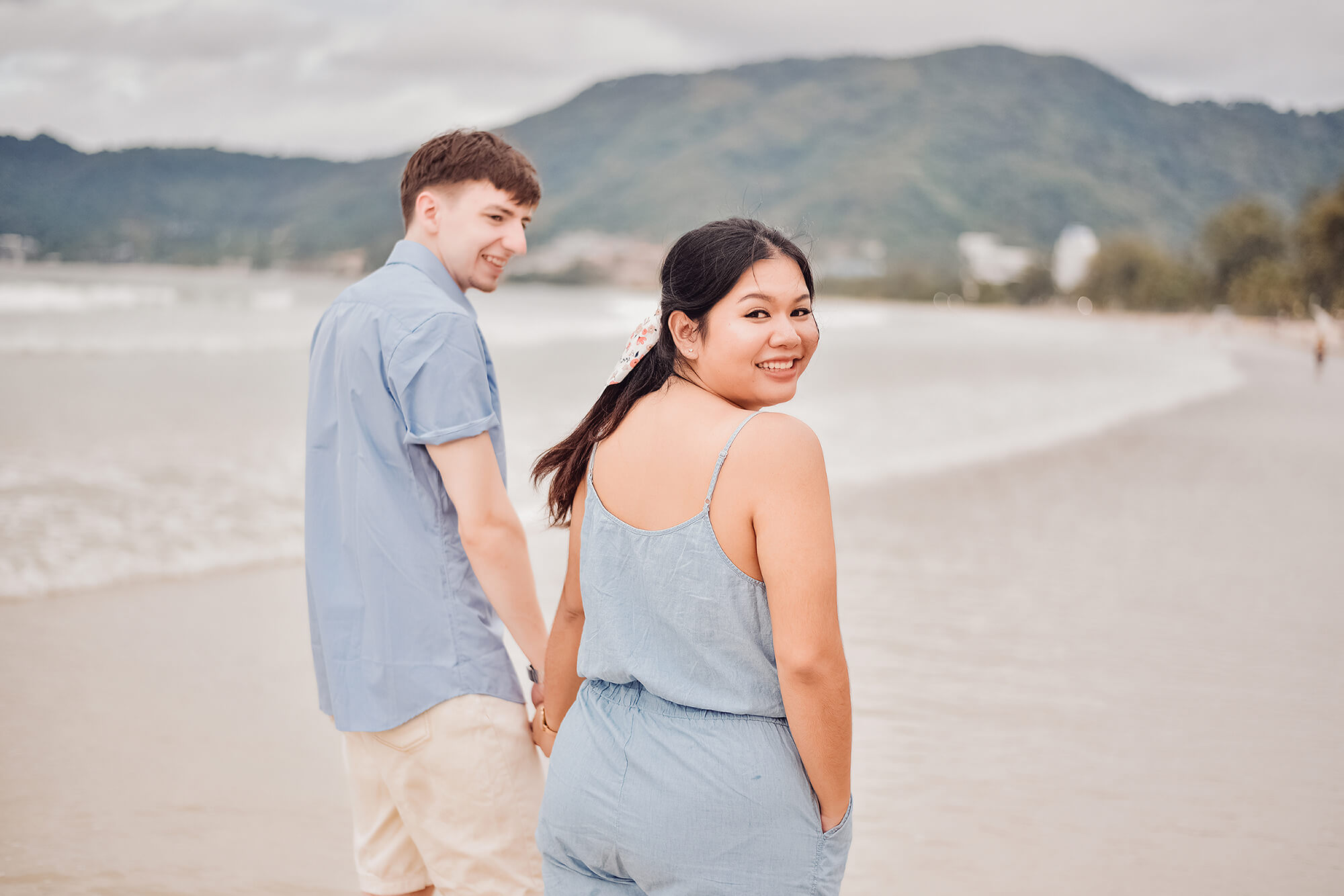 Patong Beach holiday couple photoshoot