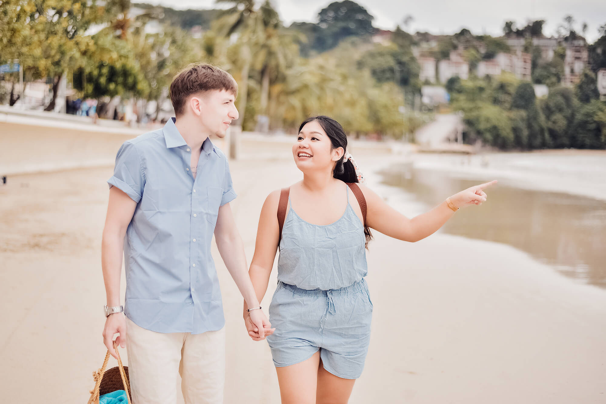 Patong Beach holiday couple photoshoot