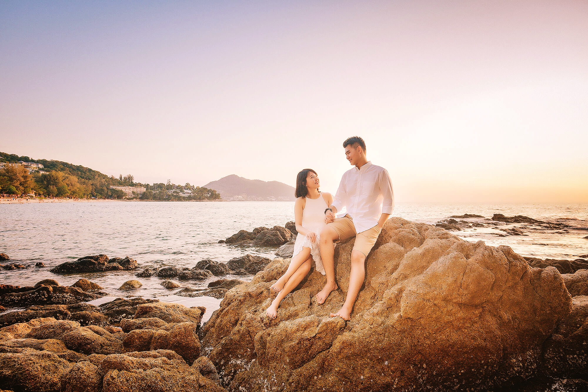 Phuket Thailand photographer engagement photoshoot