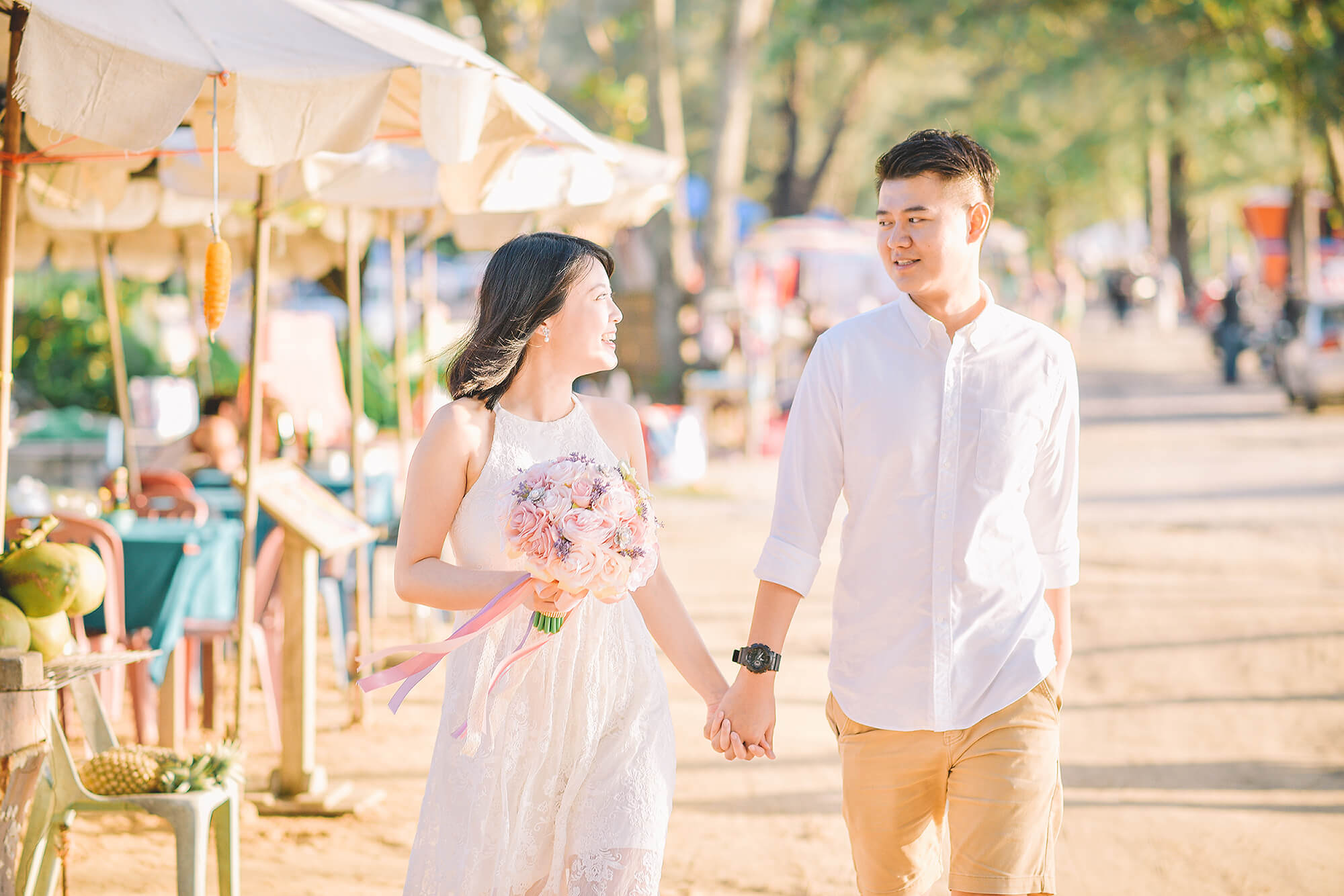 Phuket Thailand photographer engagement photoshoot