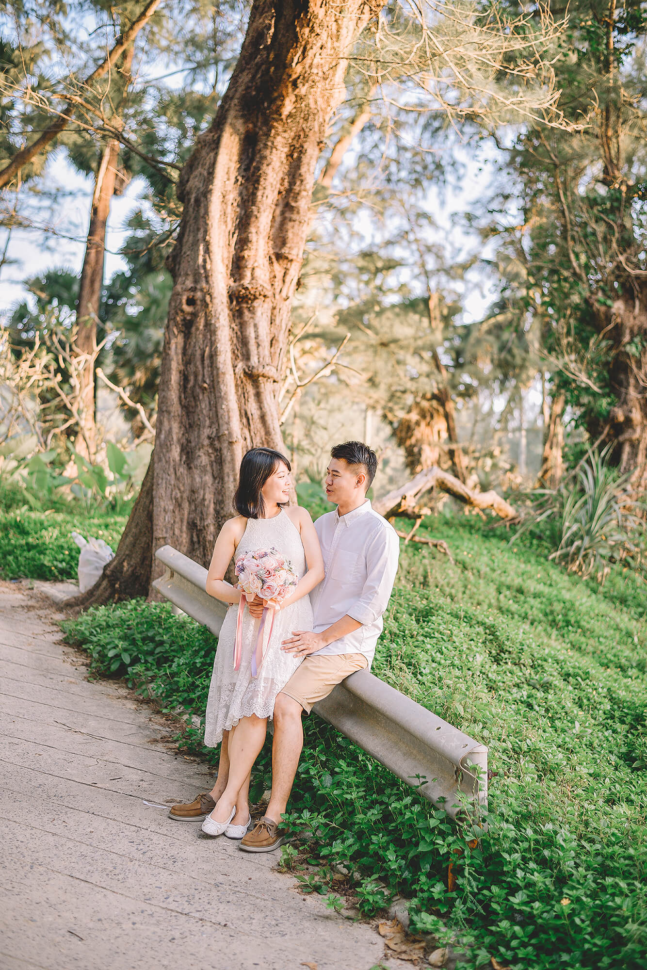 Phuket Thailand photographer engagement photoshoot