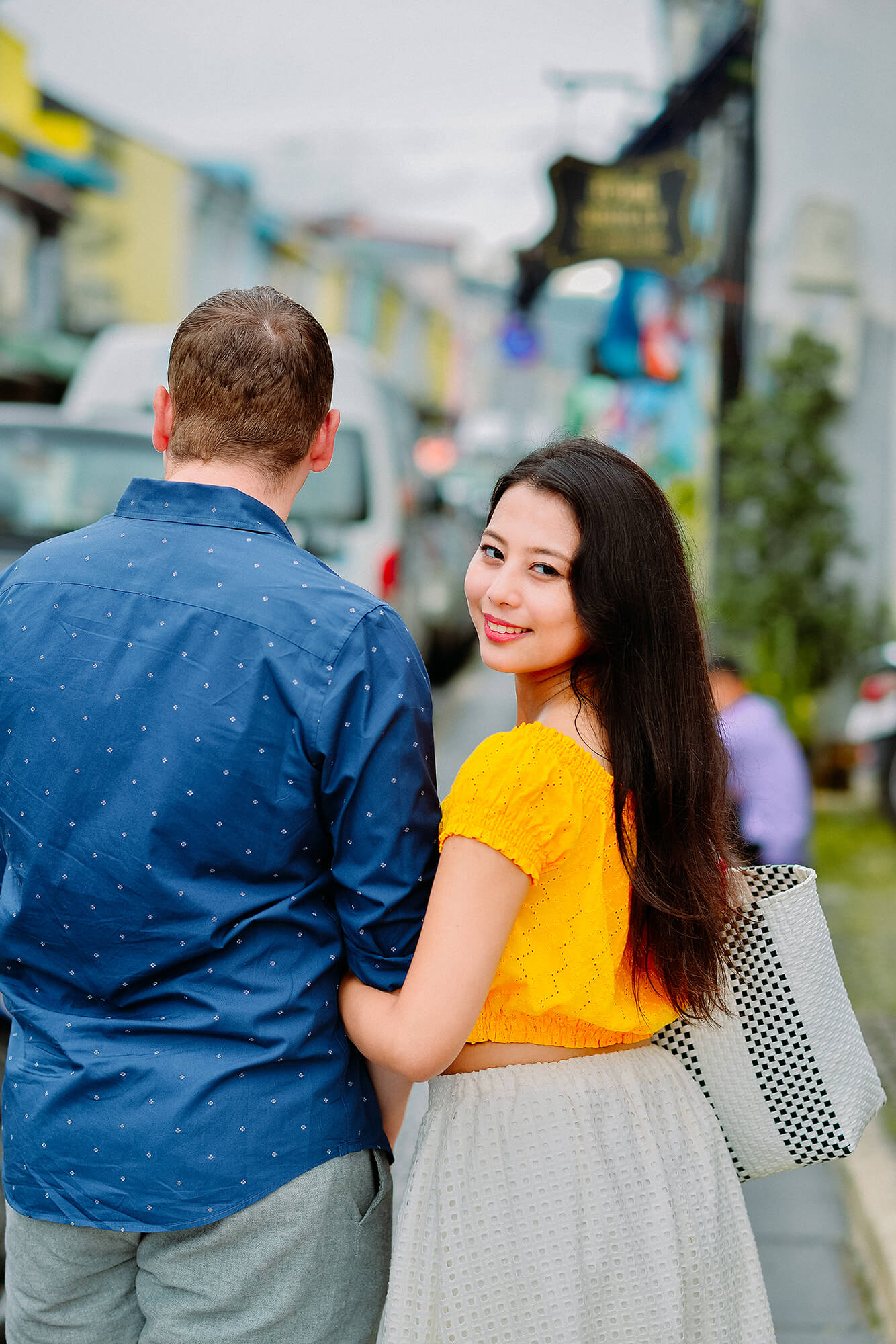 Phuket Old Town honeymoon couple photoshoot