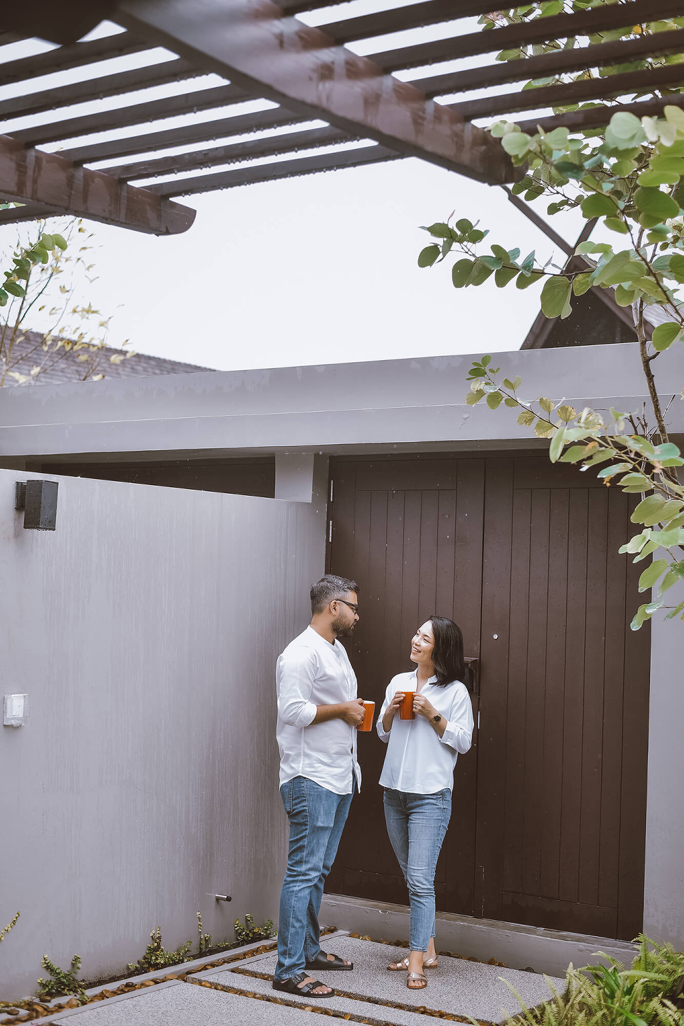 Rainy day pre wedding photography in Phuket