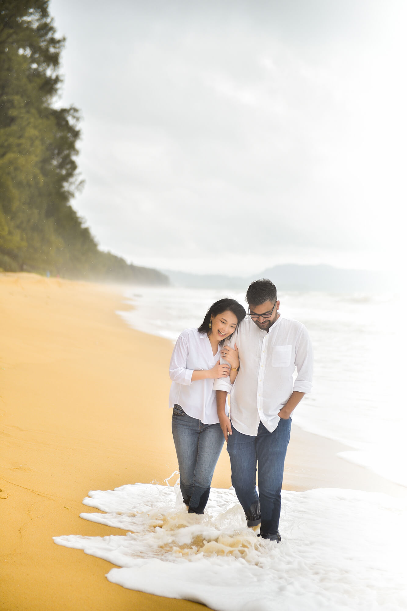 Rainy day pre wedding photography in Phuket