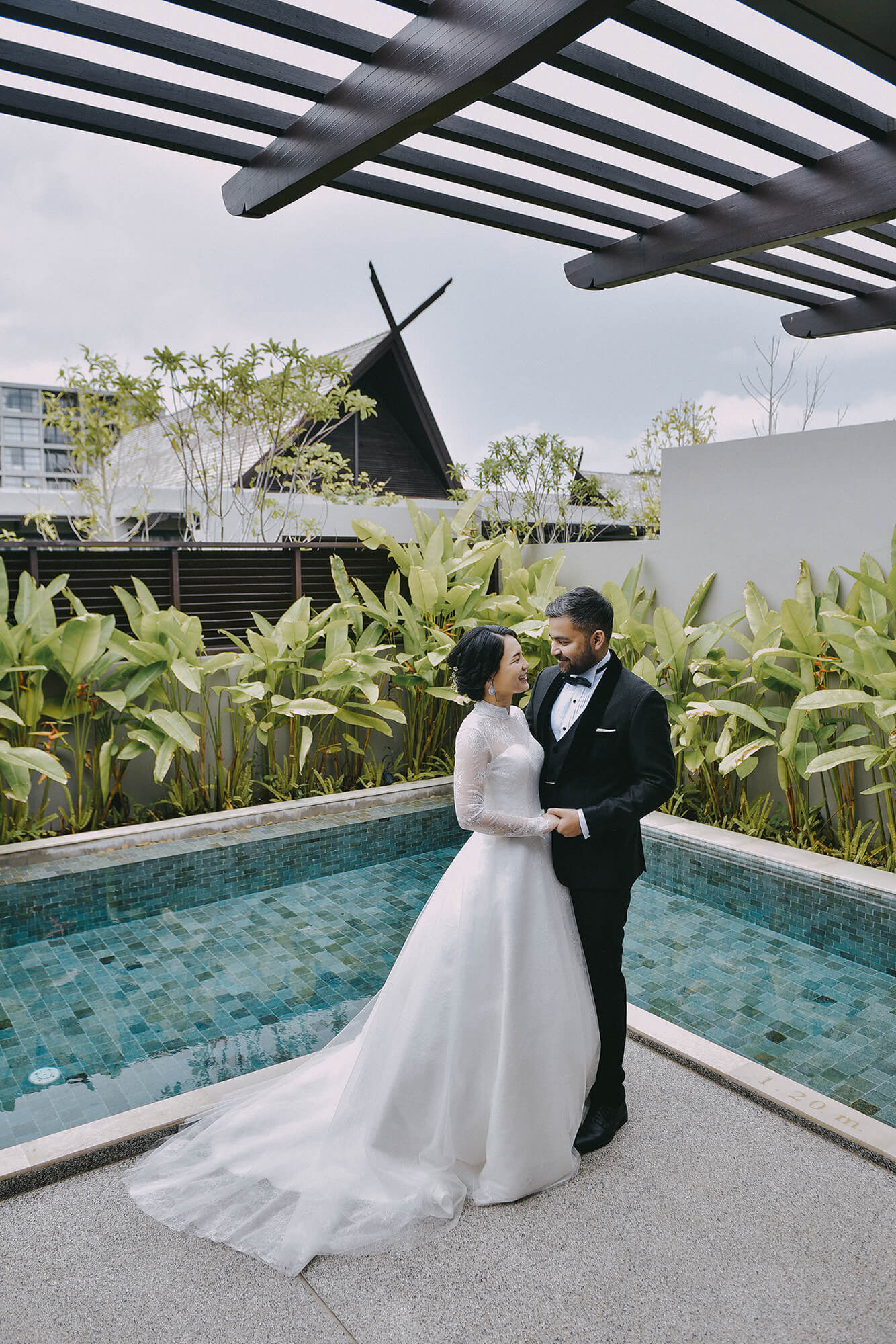 Rainy day pre wedding photography in Phuket