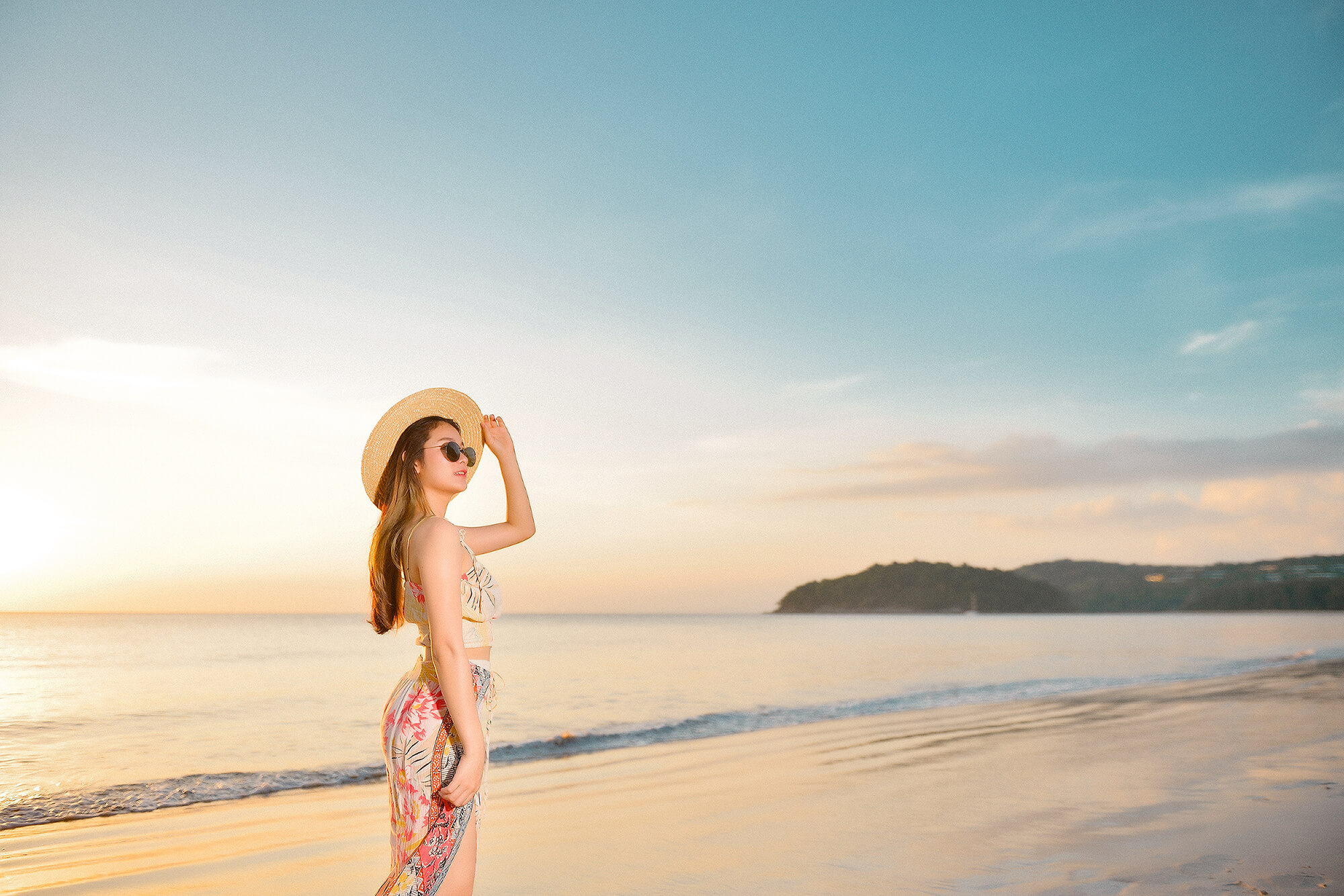 Portrait sunset photoshoot at Phuket